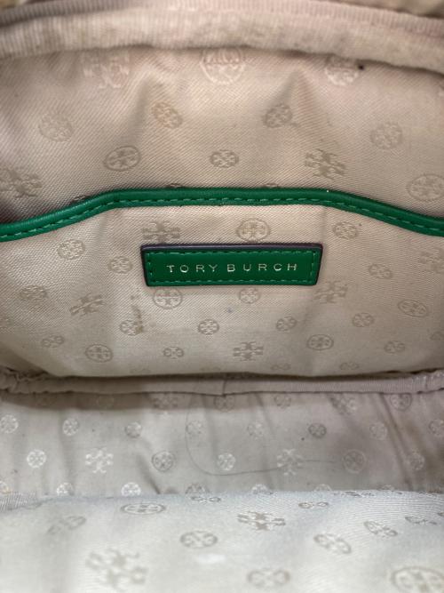 TORY BURCH（トリーバーチ）TORY BURCH (トリーバーチ) T ZAG ショルダーバッグ グリーンの古着・服飾アイテム