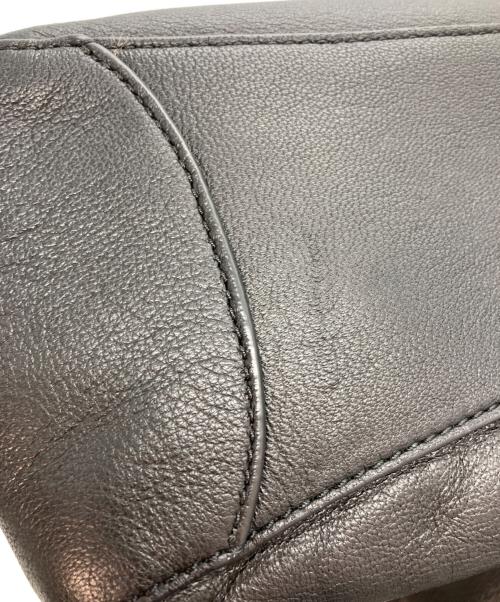 TORY BURCH（トリーバーチ）TORY BURCH (トリーバーチ) 巾着レザーバッグ ブラックの古着・服飾アイテム