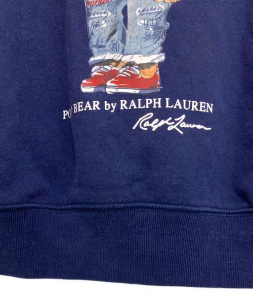 POLO RALPH LAUREN（ポロ・ラルフローレン）POLO RALPH LAUREN (ポロ・ラルフローレン) ポロベアプリントスウェット ネイビー サイズ:XSの古着・服飾アイテム