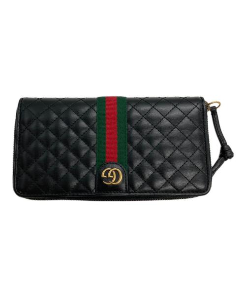 GUCCI（グッチ）GUCCI (グッチ) オフィディア GGマーモント シェリーライン ブラックの古着・服飾アイテム