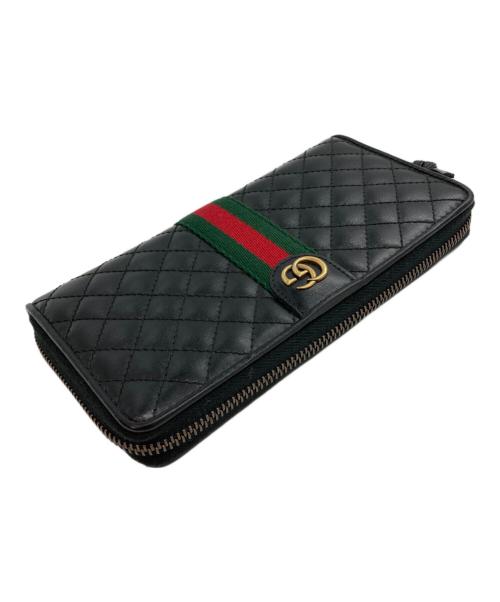 GUCCI（グッチ）GUCCI (グッチ) オフィディア GGマーモント シェリーライン ブラックの古着・服飾アイテム