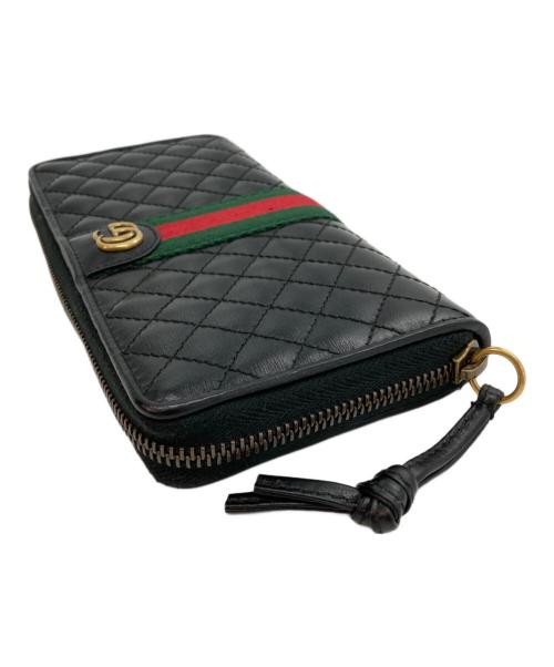 GUCCI（グッチ）GUCCI (グッチ) オフィディア GGマーモント シェリーライン ブラックの古着・服飾アイテム