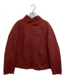 ISSEY MIYAKE HaaT（イッセイミヤケハート）の古着「ジャガードジャケット」｜レッド