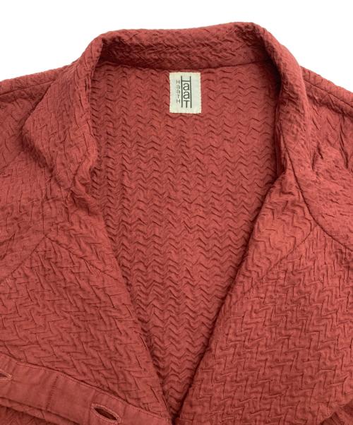ISSEY MIYAKE HaaT（イッセイミヤケハート）ISSEY MIYAKE HaaT (イッセイミヤケハート) ジャガードジャケット レッド サイズ:2の古着・服飾アイテム