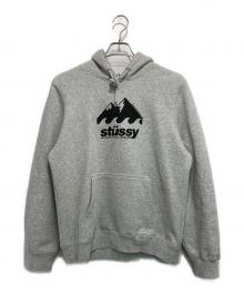 stussy（ステューシー）の古着「プリントパーカー」｜グレー