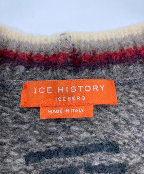 ICEBERG HISTORY（アイスバーグヒストリ）ICEBERG HISTORY (アイスバーグヒストリ) トムとジェリー (トムトジェリー) ニット グレー サイズ:Lの古着・服飾アイテム