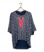 Vivienne Westwood manヴィヴィアン ウェストウッド マン）の古着「総柄プリントカットソー」｜ネイビー