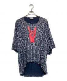 Vivienne Westwood man（ヴィヴィアン ウェストウッド マン）の古着「総柄プリントカットソー」｜ネイビー