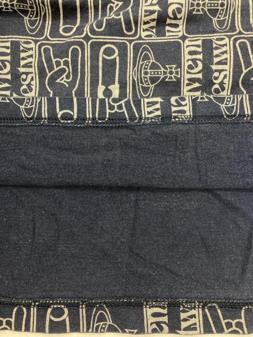 Vivienne Westwood man（ヴィヴィアン ウェストウッド マン）Vivienne Westwood man (ヴィヴィアン ウェストウッド マン) 総柄プリントカットソー ネイビー サイズ:FREEの古着・服飾アイテム