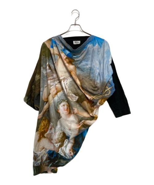 Vivienne Westwood man（ヴィヴィアン ウェストウッド マン）Vivienne Westwood man (ヴィヴィアン ウェストウッド マン) 変形総柄カットソー マルチカラー サイズ:FREEの古着・服飾アイテム