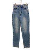 trefle+1トレフルプラスワン）の古着「サイドビジューデニム」｜インディゴ