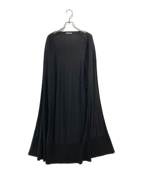 theory luxe（セオリーリュクス）theory luxe (セオリーリュクス) NORFOLK OLGAロングカーディガン ブラック サイズ:38の古着・服飾アイテム