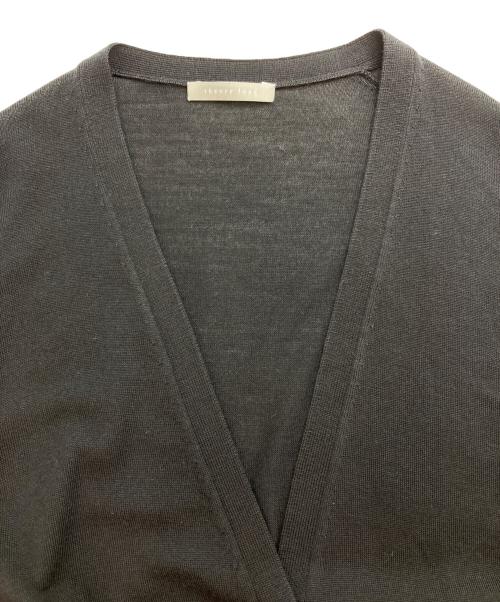 theory luxe（セオリーリュクス）theory luxe (セオリーリュクス) NORFOLK OLGAロングカーディガン ブラック サイズ:38の古着・服飾アイテム