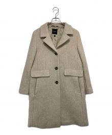 WEEKEND Max Mara（ウィークエンド マックスマーラ）の古着「ウールナイロンチェスターコート」｜ベージュ