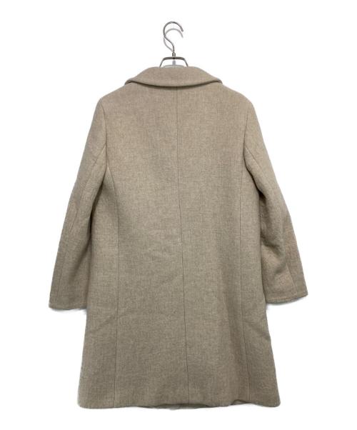 WEEKEND Max Mara（ウィークエンド マックスマーラ）WEEKEND Max Mara (ウィークエンド マックスマーラ) ウールナイロンチェスターコート ベージュ サイズ:SIZE J 40 (L)の古着・服飾アイテム