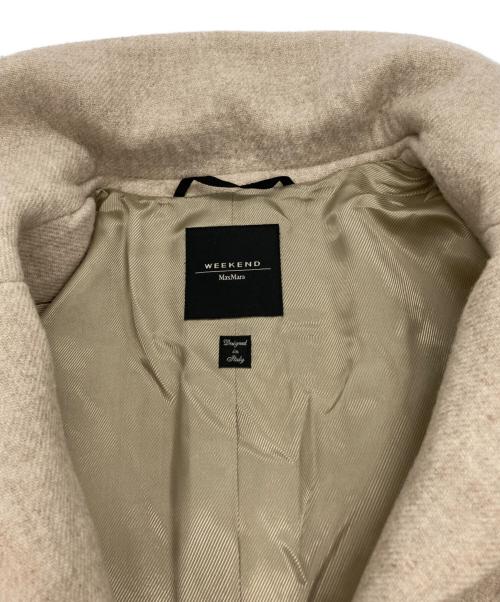 WEEKEND Max Mara（ウィークエンド マックスマーラ）WEEKEND Max Mara (ウィークエンド マックスマーラ) ウールナイロンチェスターコート ベージュ サイズ:SIZE J 40 (L)の古着・服飾アイテム