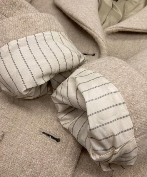 WEEKEND Max Mara（ウィークエンド マックスマーラ）WEEKEND Max Mara (ウィークエンド マックスマーラ) ウールナイロンチェスターコート ベージュ サイズ:SIZE J 40 (L)の古着・服飾アイテム