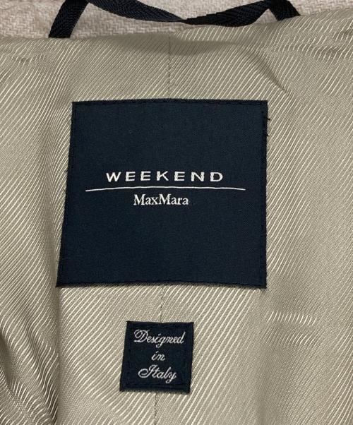 WEEKEND Max Mara（ウィークエンド マックスマーラ）WEEKEND Max Mara (ウィークエンド マックスマーラ) ウールナイロンチェスターコート ベージュ サイズ:SIZE J 40 (L)の古着・服飾アイテム