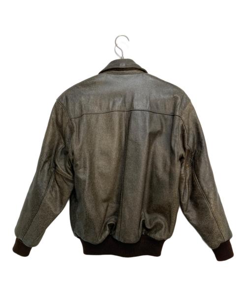 L.L.Bean（エルエルビーン）L.L.Bean (エルエルビーン) レザーA-2ジャケット ブラウン サイズ:38の古着・服飾アイテム