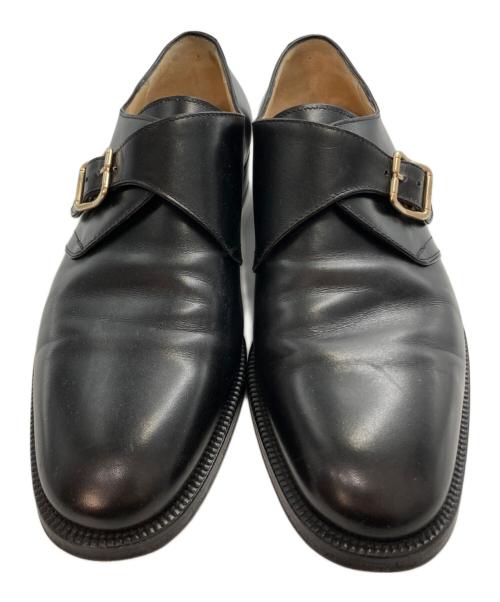 Ferragamo（フェラガモ）Ferragamo (フェラガモ) モンクストラップシューズ ブラック サイズ:71/2の古着・服飾アイテム