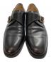 中古・古着 Ferragamo (フェラガモ) モンクストラップシューズ ブラック サイズ:71/2：8000円