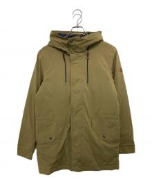 AIGLE（エーグル）の古着「コーセル 中綿フーデッドジャケット」｜カーキ