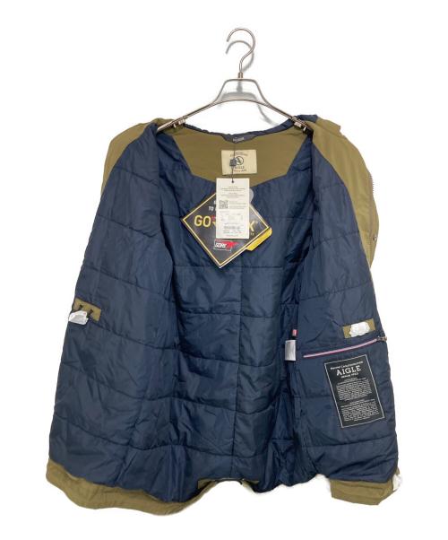 AIGLE（エーグル）AIGLE (エーグル) コーセル 中綿フーデッドジャケット カーキ サイズ:ｍ 未使用品の古着・服飾アイテム