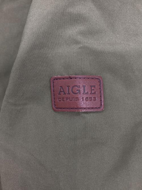 AIGLE（エーグル）AIGLE (エーグル) コーセル 中綿フーデッドジャケット カーキ サイズ:ｍ 未使用品の古着・服飾アイテム