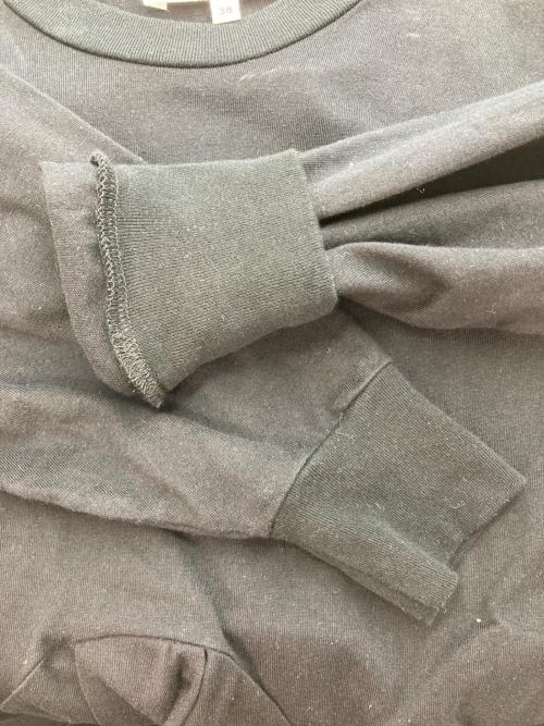 ENFOLD（エンフォルド）ENFOLD (エンフォルド) VOLUME-FLARE PULLOVER ブラック サイズ:38の古着・服飾アイテム