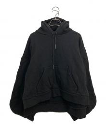 nagonstans（ナゴンスタンス）の古着「クロップドスウェットパーカー」｜ブラック