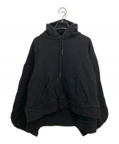 THE SHISHIKUI シシクイ　ZIPAR / BLACK パーカー 中古・古着通販】SHISHIKUI (シシクイ) リブパーカー ブルー サイズ:F