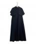ENFOLD（エンフォルド）の古着「CAPE WAVE DRESS」｜ネイビー