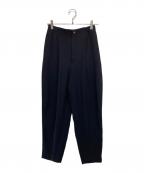 ENFOLDエンフォルド）の古着「WASHABLE CARROT PANTS」｜ネイビー