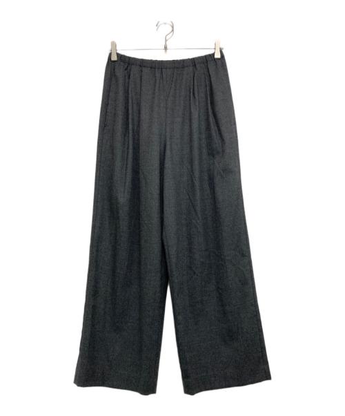 ENFOLD（エンフォルド）ENFOLD (エンフォルド) STRAIGHT-WIDE PANTS グレー サイズ:38の古着・服飾アイテム