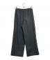 ENFOLD (エンフォルド) STRAIGHT-WIDE PANTS グレー サイズ:38：5000円