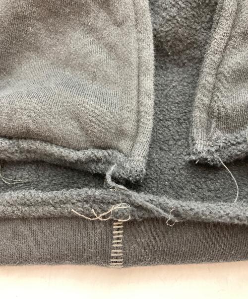 SHELLAC（シェラック）SHELLAC (シェラック) カットオフジップロングパーカー ブラック サイズ:Lの古着・服飾アイテム