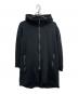 SHELLAC（シェラック）の古着「カットオフジップロングパーカー」｜ブラック