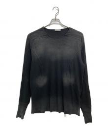 D5OVE（ダヴ）の古着「フェード加工ロングスリーブカットソー」｜ブラック