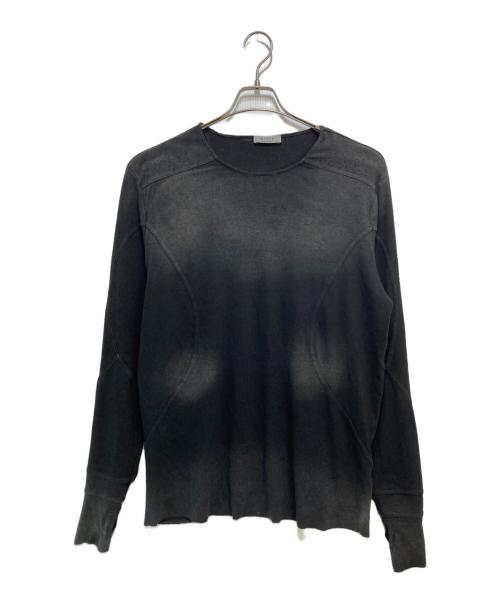D5OVE（ダヴ）D5OVE (ダヴ) フェード加工ロングスリーブカットソー ブラックの古着・服飾アイテム