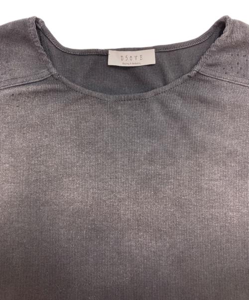 D5OVE（ダヴ）D5OVE (ダヴ) フェード加工ロングスリーブカットソー ブラックの古着・服飾アイテム