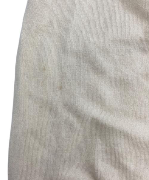 GIORGIO ARMANI（ジョルジョアルマーニ）GIORGIO ARMANI (ジョルジョアルマーニ) ハーフジップニット アイボリー サイズ:48の古着・服飾アイテム