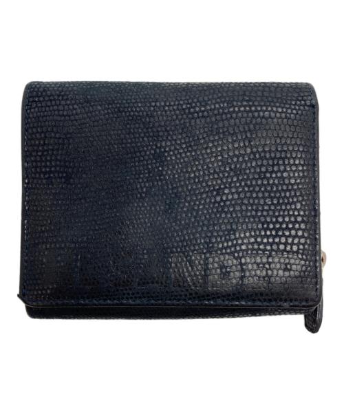 JIL SANDER（ジルサンダー）JIL SANDER (ジルサンダー) 2つ折り財布 ネイビーの古着・服飾アイテム