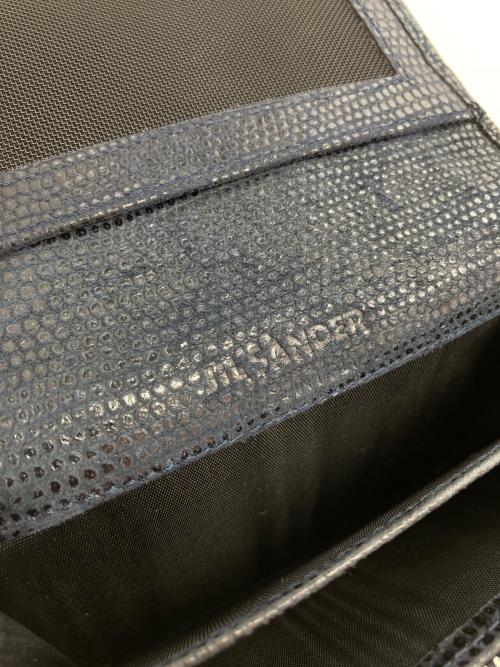 JIL SANDER（ジルサンダー）JIL SANDER (ジルサンダー) 2つ折り財布 ネイビーの古着・服飾アイテム