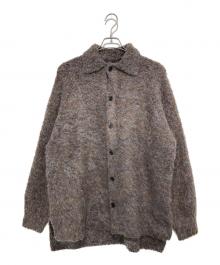 VOAAOV（ヴォアーブ）の古着「FULLERS TEASEL BRUSHED KNIT Cardigan」｜ブラウン