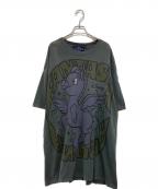 DISNEY×STELLA McCARTNEYディズニー×ステラマッカートニー）の古着「22SS FANTASIA PEGASUS WASHED-PRINT T-SHIRT」｜グレー