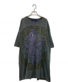 DISNEY×STELLA McCARTNEY（ディズニー×ステラマッカートニー）の古着「22SS FANTASIA PEGASUS WASHED-PRINT T-SHIRT」｜グレー