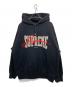 SUPREME（シュプリーム）の古着「Embroidered Chenille Hooded」｜ブラック
