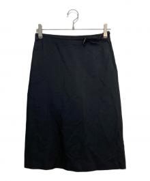 GUCCI（グッチ）の古着「シルクスカート」｜ブラック