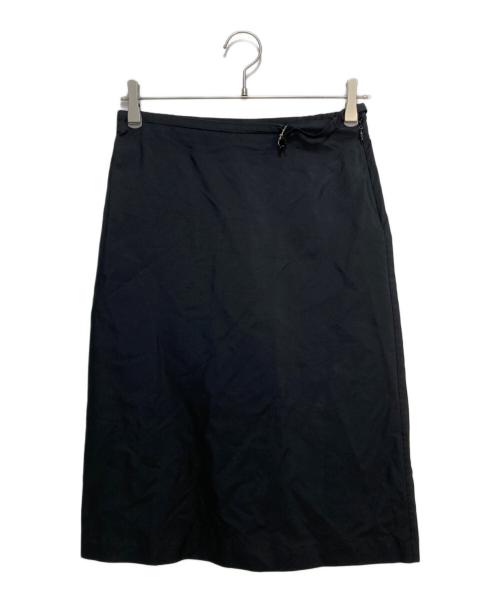 GUCCI（グッチ）GUCCI (グッチ) シルクスカート ブラック サイズ:38の古着・服飾アイテム