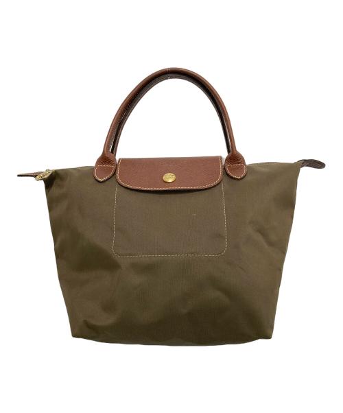 LONGCHAMP（ロンシャン）LONGCHAMP (ロンシャン) ル・プリアージュミニトートバッグ ブラウンの古着・服飾アイテム